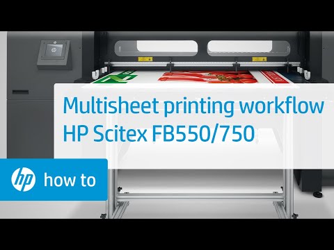 Multisheet Printing Workflow | HP Scitex FB550/750 | HP