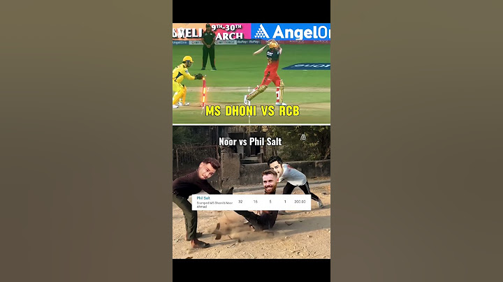 Ms dhoni vs Rcb #short #cricket #cskvsrcb #ipl2025