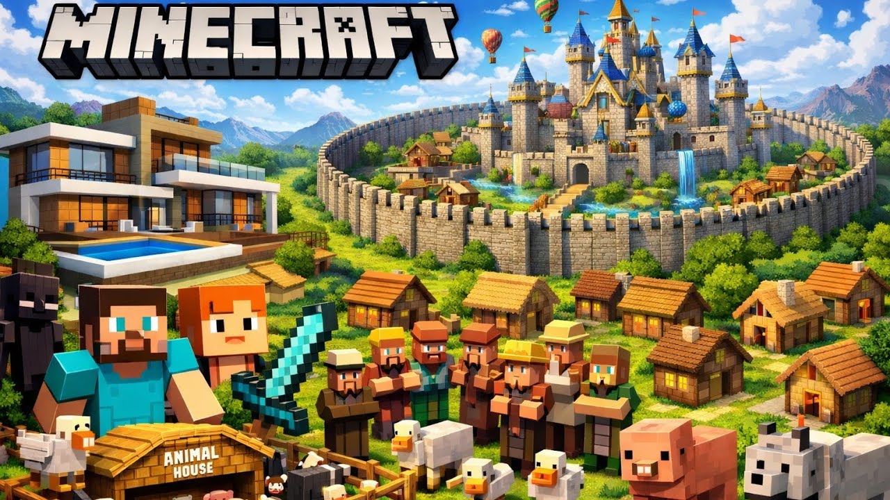 FULL TOUR OF MY WORLD IN MINECRAFT SURVIVAL - YouTube