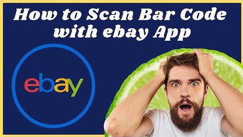 How to scan items bar code with ebay app | How to scan barcode on ebay