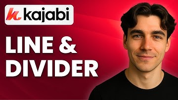 How To Add Line Or Divider Section To Kajabi Page (Tutorial 2025)