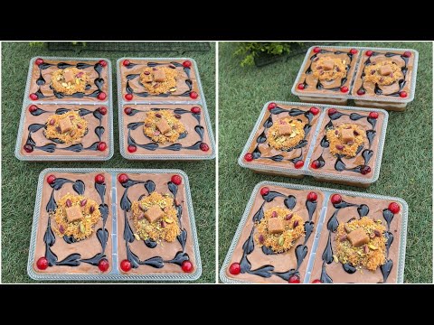 المدلعه ب اسهل الطرق طبقات من اللذاذه بجد واخف من المحلات ب كتير حلويات رمضان