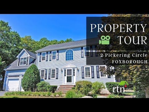 2 Pickering Circle, Foxboro, MA home video tour