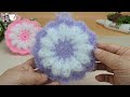 [수세미코바늘]뚠뚠이 평면 수세미 뜨기 Crochet Dish Scrubby