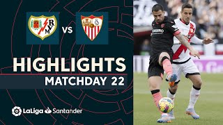 Highlights Rayo Vallecano vs Sevilla FC (1-1)