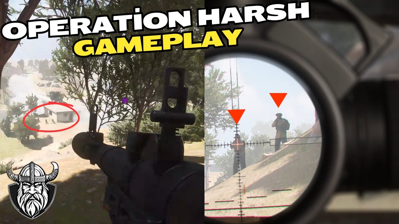 OPERATİON HARSH DOORSTOP AMBUSHING IN THE FOREST WITH A RPG-7 AND SNİPPİNG GAMEPLAY