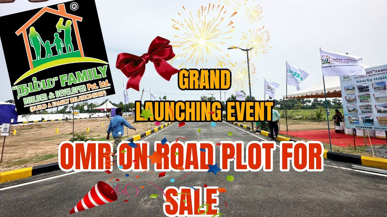 OMR ON ROAD PLOT VILLA FOR SALE JUST 16Lchennairealestateomr YouTube