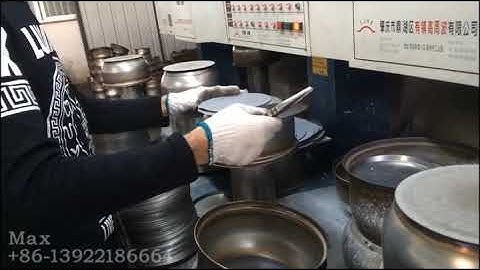 how to produce a stainless steel pot from a circle? cookware auto producing line