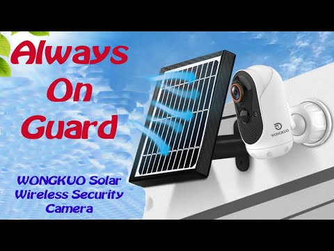 WONGKUO Solar Wireless Security Camera
