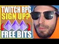 How To Get Free Bits With Rpg Sign Up 18 Twitch Cheers How To Get Free Bits With Rpg Sign Up 18 Twitch Cheers