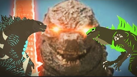 [Sticknodes/Animation] Godzilla random animation....xd.....