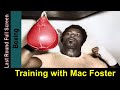 Boxing training with the stars boxer mac foster workout session in widescreen color