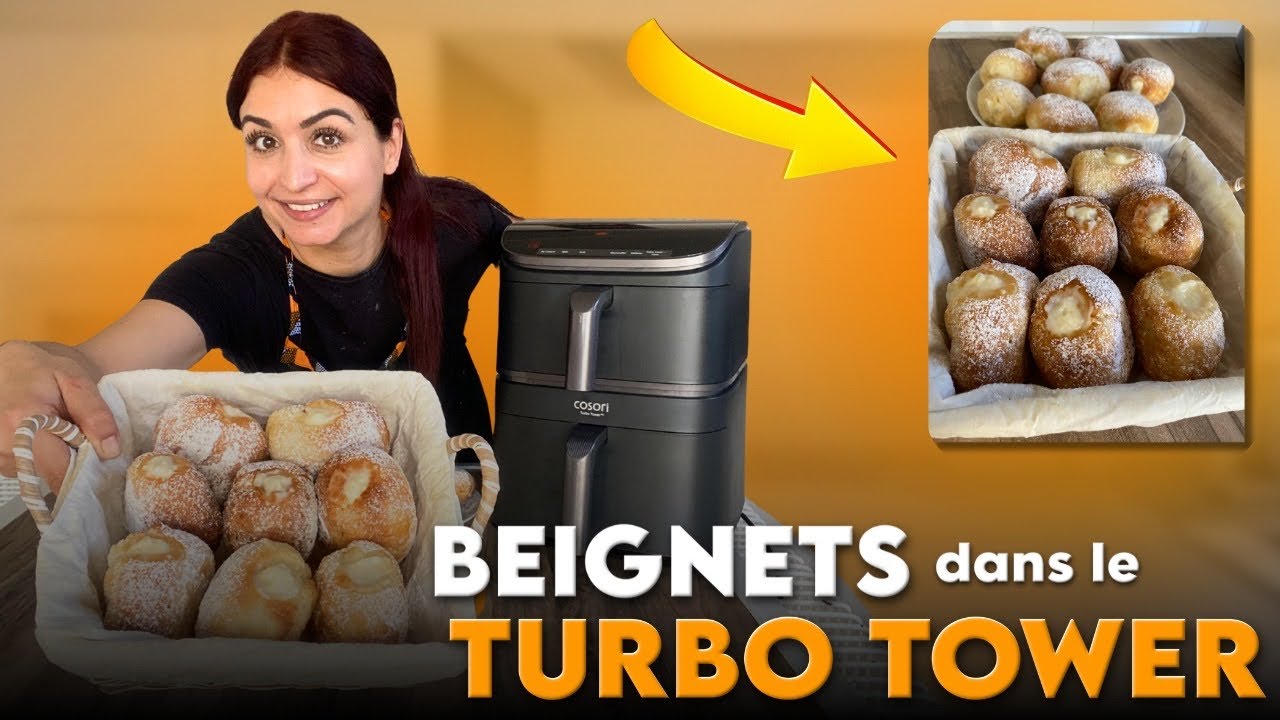 ⚠️Je ne ferai PLUS JAMAIS mes beignets dans l’huile après ça ‼️! (Airfryer Cosori Turbo Tower)