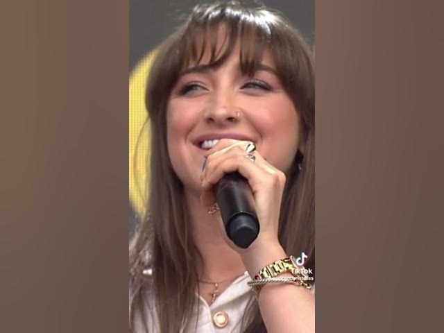 Sydnie Christmas performing 'Tomorrow' at the West End Live in June. Another dream coming true! ...