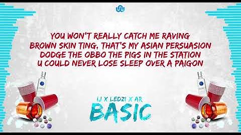 IJ x Ledzi x AR - BASIC (Official Lyric Video)