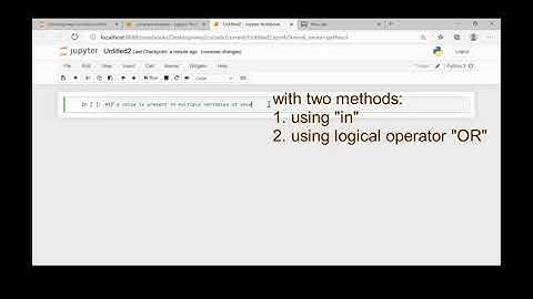 How to check for a value in multiple variables in python