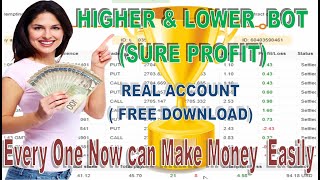 LIGHT-TECH FINANCIAL FREEDOM BOT🔥🔥HIGHER LOWER🤑😉🔥 IN REAL ACCOUNT🔥🤑GOOD BOT🤑GOOD PROFIT🤑🤑🔥🔥🔥ENJOY IT