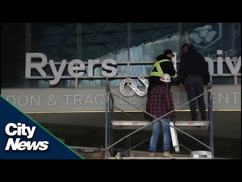 Ryerson University renamed Toronto Metropolitan University