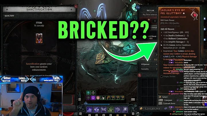 This New Diablo 4 ITEM System is TERRIBLE (Sanctification) | Season 11 PTR Review by SKULM