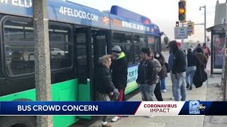 Riders crowd MCTS buses even with Safer at Home order