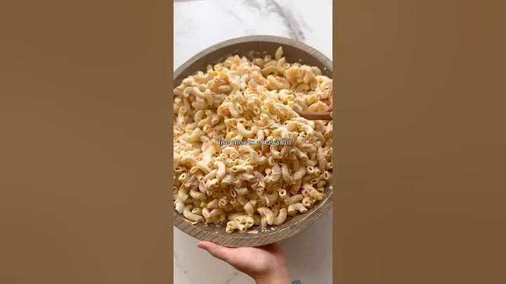 The BEST Hawaiian Mac Salad