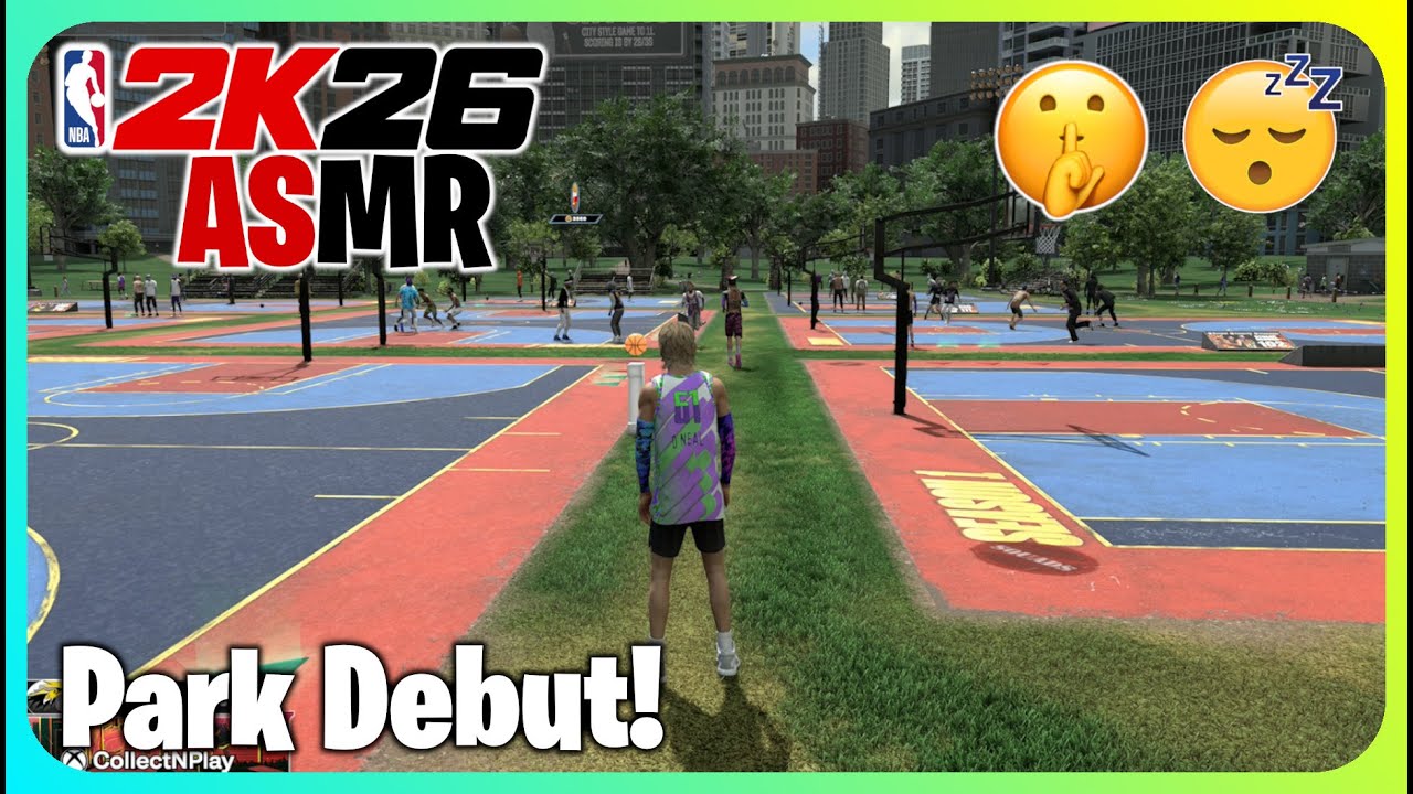 (ASMR) NBA 2K26 Park Gameplay To Help You SLEEP! (Whispered Controller Sounds)