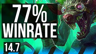 TWITCH vs TWISTED FATE (MID) | 77% winrate, Comeback, 69k DMG, 7 solo kills | TR Diamond | 14.7