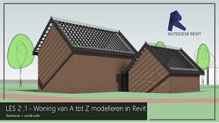 Les 2.1 - Woning van A tot Z modelleren in Revit - Ruwbouw + constructie screenshot 5