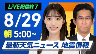 ウェザーニュースの配信のサムネイル画像