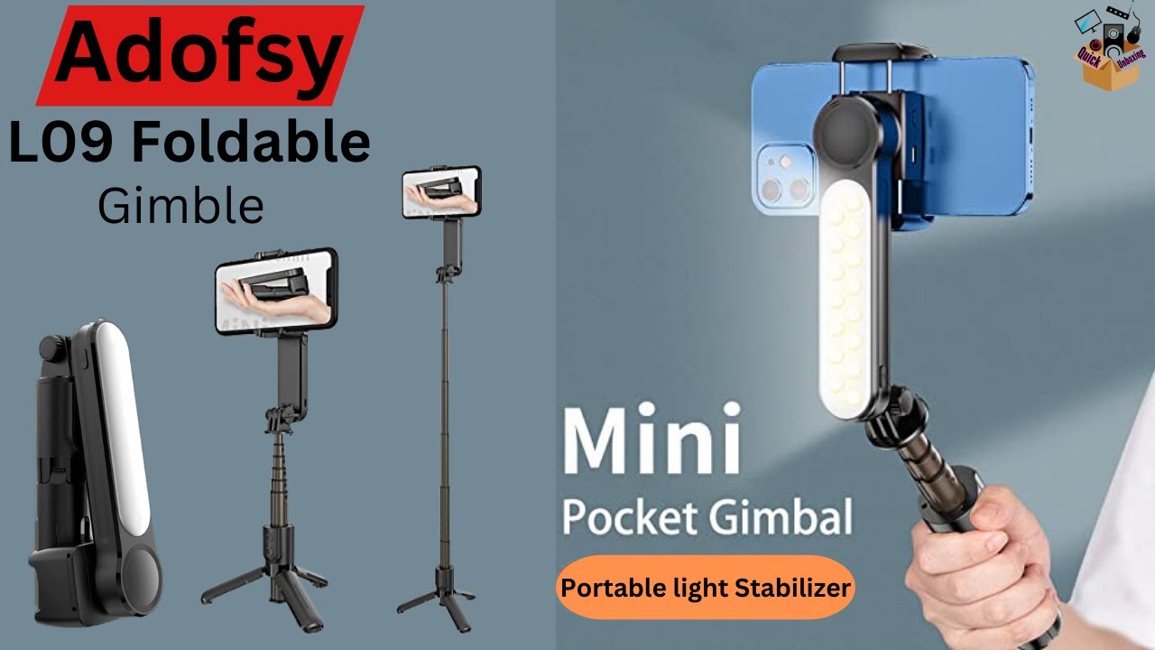 Adofys L09 Foldable Mini Selfie Stick Tripod Unboxing & quick look