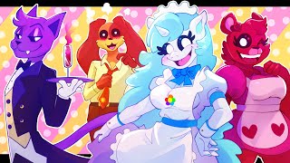 Maid CatNap X Dogday & CraftyCorn At Your Service! 💖 | Poppy Playtime Chapter 3┃Comic Dub