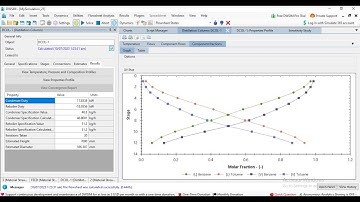 Distillation of benzene and toluene mixture using DWSIM//LEC 03