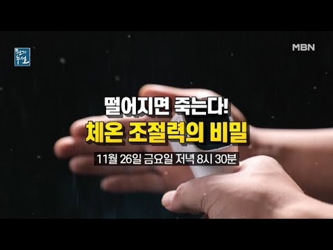 떨어지면 죽는다! 체온조절력의 비밀 MBN 211126 방송
