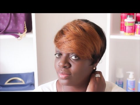Fab Fringe Wig By Sensationnel Caramel On Dark Skinned Woc You