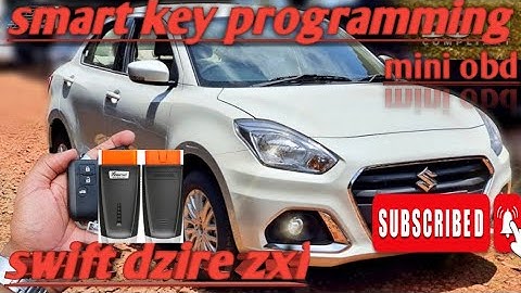 swift dzire smart key programming.                           xhorse mini obd smart key programming