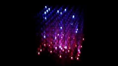 8x8x8 RGB LED cube demo