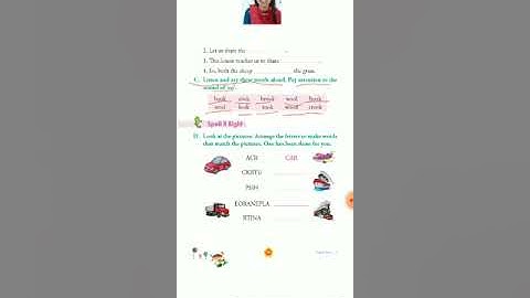 Class - 1-english reader- chapter- 7 sharing and caring Part- 2 Taught by asha ma