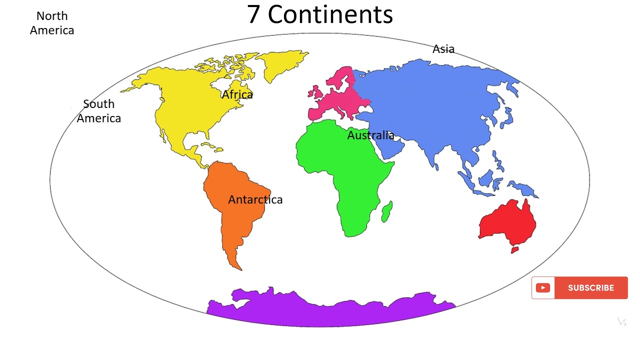 Continents and its interesting facts - YouTube