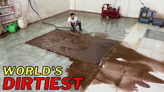 Я почистил самый грязный ковер в мире! | Чистка ковров в соответствии с ASMR