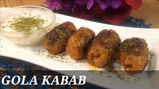 Gola Kabab Recipe | Smoky Gola kabab | Easy Kabab Recipe by Uroosa'kitchen