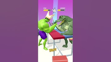 Muscle rush amazing game. Hulk🏋️‍♂️ vs 💪Crocodile. #14