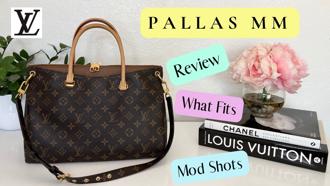 Louis Vuitton Pallas MM  Review, What Fits, Mod Shots 