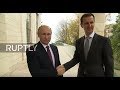 Russia: Putin receives painting from Syrian counterpart Assad
