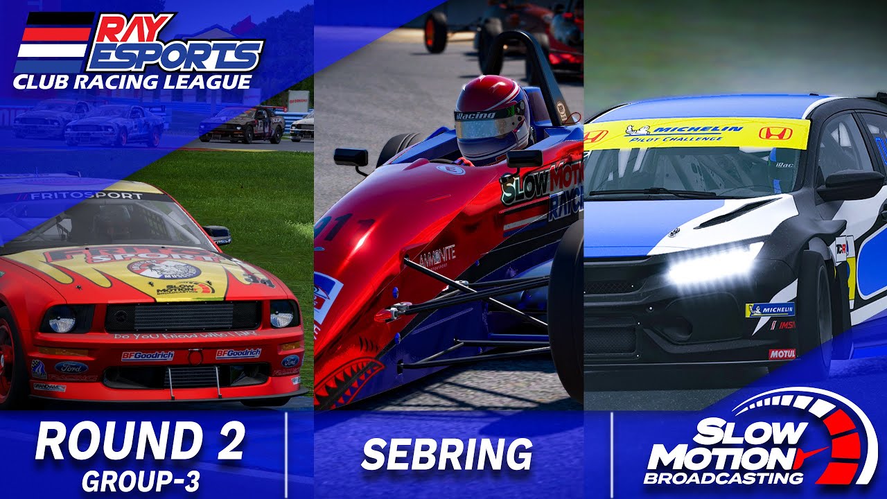 Ray Racing Rally Team Ray Esports Club Racing League 2025/26 Group 3/Round 2 (Sebring) - YouTube