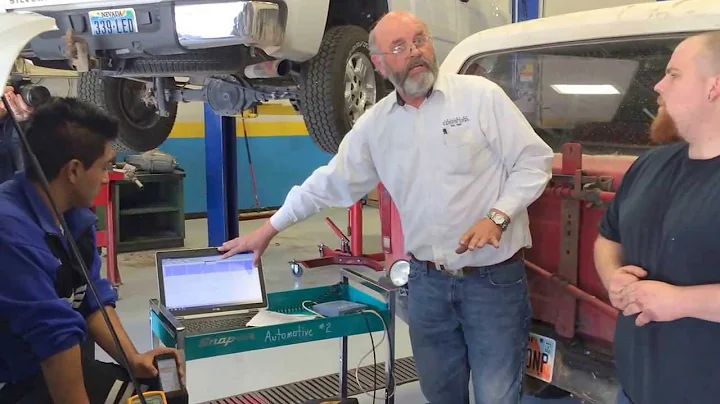 Automotive technology associate professor Stan Mar...
