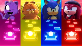 Poppyplay Time: Smiling Critters  🔴 The Garfield 🔴 Sonic Prime 🔴 Knuckles | Coffin Dance Cover