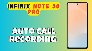 Auto call recording infinix note 50 pro|| Set auto call recording