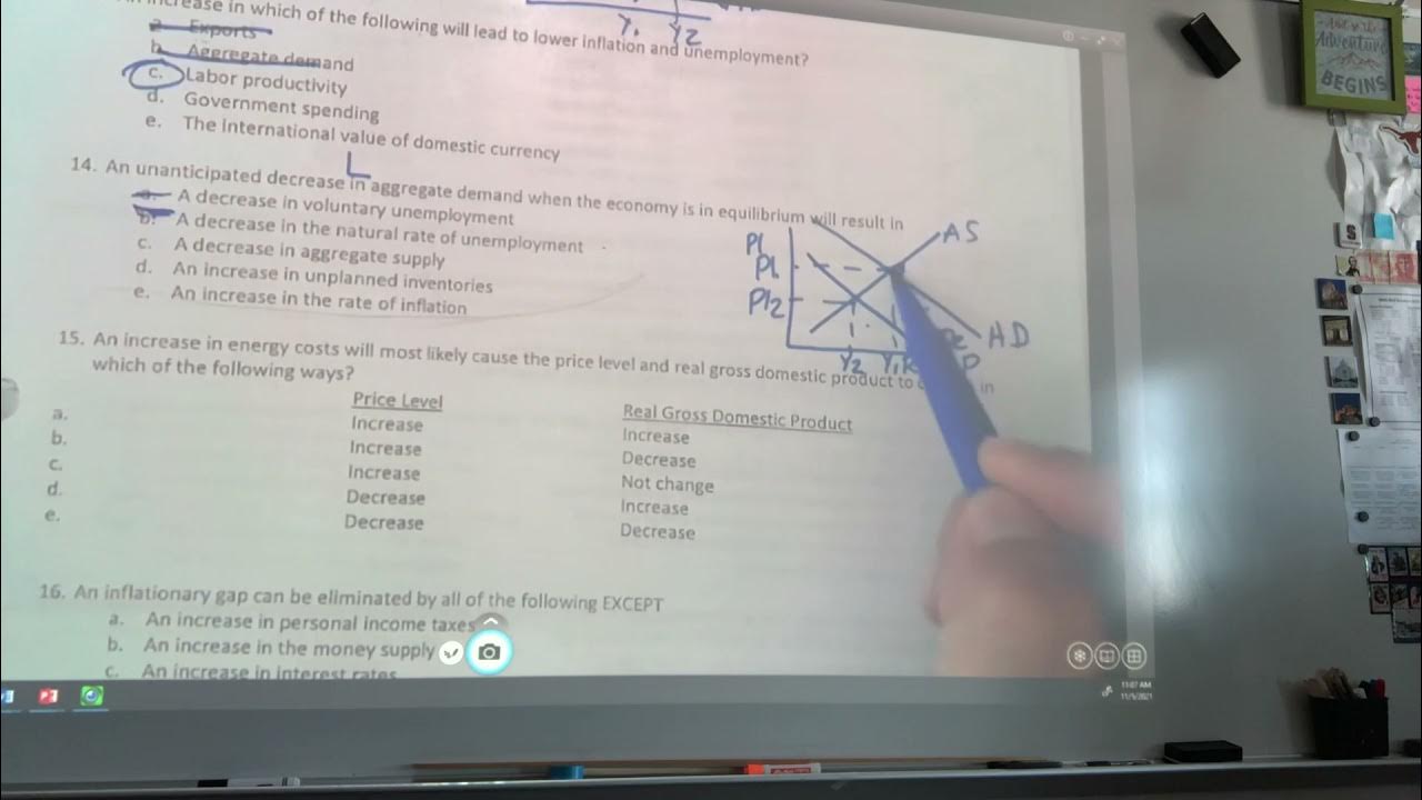 Fiscal policy multiple choice - YouTube