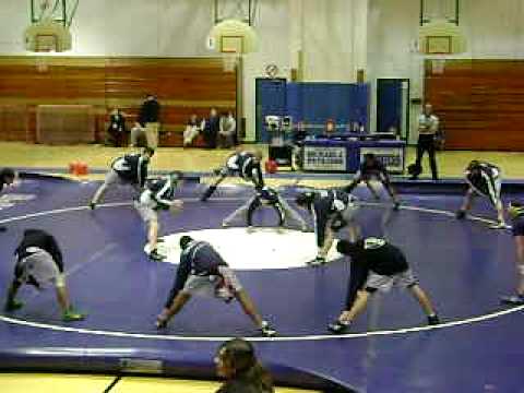 Petrides Wrestling Senior Night Warm Up 2009