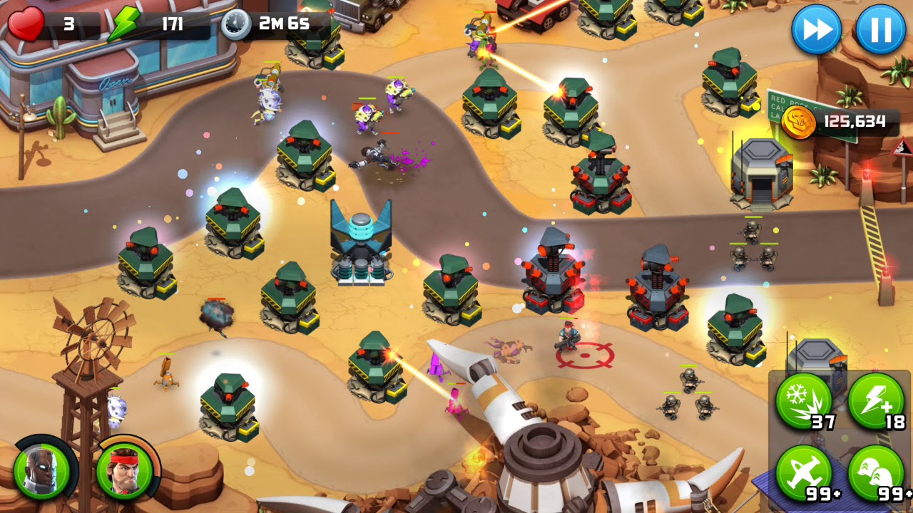 Alien Creeps TD - Challenges Level 45-Jo's Diner - Hard